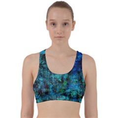 Color Abstract Background Textures Back Weave Sports Bra by Nexatart