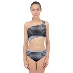 Space Glass Blocks Background Spliced Up Two Piece Swimsuit