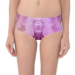 Meditation Spiritual Yoga Mid-waist Bikini Bottoms by Nexatart