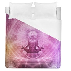 Meditation Spiritual Yoga Duvet Cover (queen Size) by Nexatart