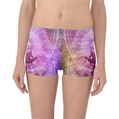 Meditation Spiritual Yoga Reversible Boyleg Bikini Bottoms by Nexatart