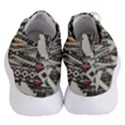 Fabric Textile Abstract Pattern Women s Lightweight High Top Sneakers View4