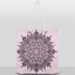 Mandala Pattern Fractal Full Print Rope Handle Tote (large) by Nexatart