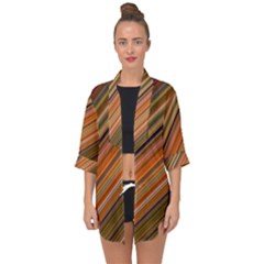 Background Texture Pattern Open Front Chiffon Kimono by Nexatart