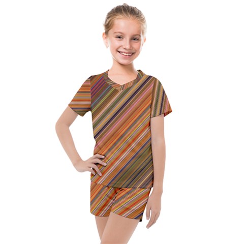 Background Texture Pattern Kids  Mesh Tee And Shorts Set by Nexatart