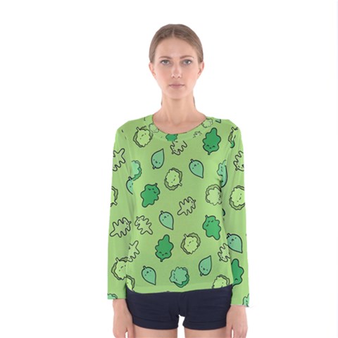 Funny Greens And Salad Women s Long Sleeve Tee by kostolom3000shop