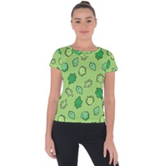 Funny Greens And Salad Short Sleeve Sports Top  by kostolom3000shop