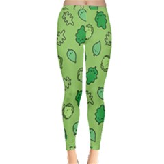 Funny Greens And Salad Inside Out Leggings by kostolom3000shop