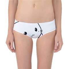 Kitty Cuddling Cat Kitten Feline Classic Bikini Bottoms by Sapixe