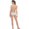 Kitty Cuddling Cat Kitten Feline High Neck Bikini Set View2