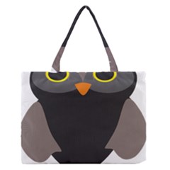 Sowa Owls Bird Wild Birds Pen Zipper Medium Tote Bag by Sapixe