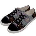 Butterflies And Flowers A In Romantic Universe Men s Low Top Canvas Sneakers View2