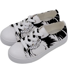 Animal Canine Dog Japanese Chin Kids  Low Top Canvas Sneakers by Sapixe