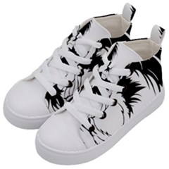 Animal Canine Dog Japanese Chin Kid s Mid-top Canvas Sneakers by Sapixe