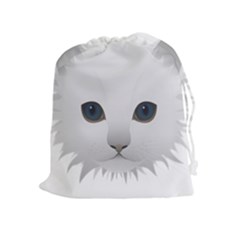 Cat Animal Pet Kitty Cats Kitten Drawstring Pouches (extra Large) by Sapixe