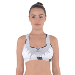 Cat Animal Pet Kitty Cats Kitten Cross Back Sports Bra by Sapixe