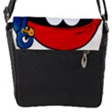 Penguin Pirate Tux Animal Bandana Flap Messenger Bag (S) View1