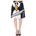 Penguin Pirate Tux Animal Bandana Velvet High Waist Skirt View1