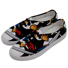 Penguin Pirate Tux Animal Bandana Men s Classic Low Top Sneakers by Sapixe