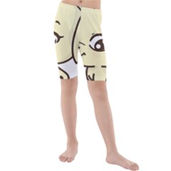 Doggy Dog Puppy Animal Pet Figure Kids  Mid Length Swim Shorts by Sapixe