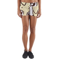 Doggy Dog Puppy Animal Pet Figure Yoga Shorts by Sapixe