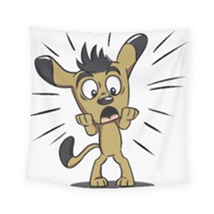 Animal Canine Cartoon Dog Pet Square Tapestry (small) by Sapixe