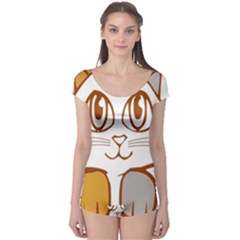 Animal Cat Feline Kitten Pet Boyleg Leotard  by Sapixe