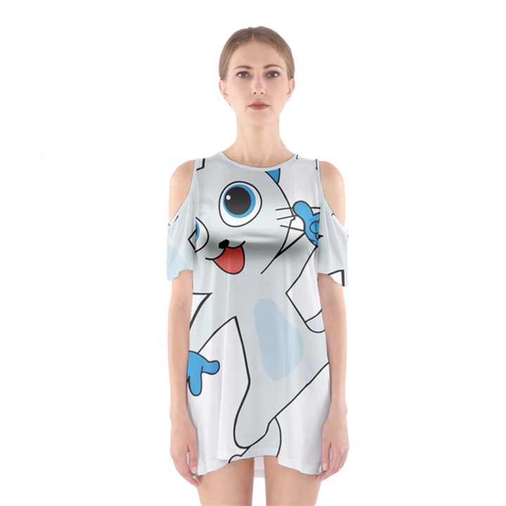 Animal Anthropomorphic Shoulder Cutout One Piece