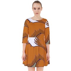 Squirrel Animal Pet Smock Dress by Sapixe