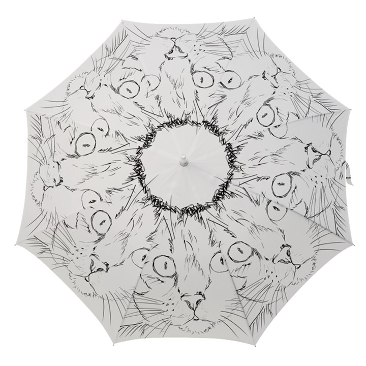 Cat Feline Animal Pet Straight Umbrellas