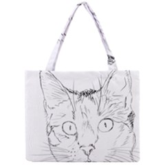 Cat Feline Animal Pet Mini Tote Bag by Sapixe