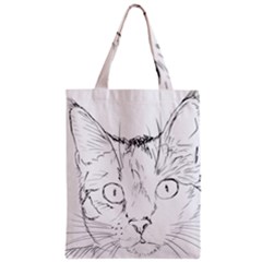 Cat Feline Animal Pet Zipper Classic Tote Bag