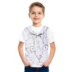 Cat Feline Animal Pet Kids  Sportswear by Sapixe