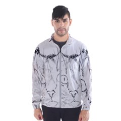 Cat Feline Animal Pet Windbreaker (men) by Sapixe