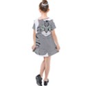 Cat Kitty Gray Tiger Tabby Pet Kids  Simple Cotton Dress View2