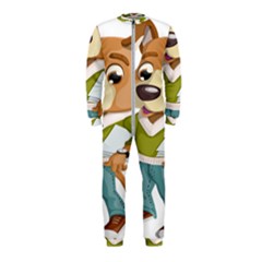 Dog Pet Dressed Point Papers Onepiece Jumpsuit (kids) by Sapixe