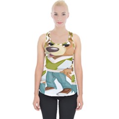 Dog Pet Dressed Point Papers Piece Up Tank Top by Sapixe