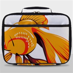 Goldfish Fish Tank Water Tropical Full Print Lunch Bag