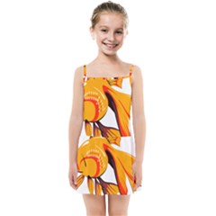 Goldfish Fish Tank Water Tropical Kids Summer Sun Dress by Sapixe