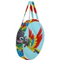 Parrot Animal Bird Wild Zoo Fauna Giant Round Zipper Tote View3