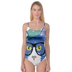 Drawing Cat Pet Feline Pencil Camisole Leotard  by Sapixe