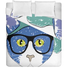 Drawing Cat Pet Feline Pencil Duvet Cover Double Side (california King Size) by Sapixe