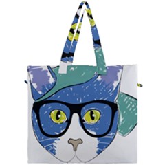 Drawing Cat Pet Feline Pencil Canvas Travel Bag