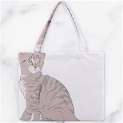 Kitten Cat Drawing Line Art Line Mini Tote Bag by Sapixe