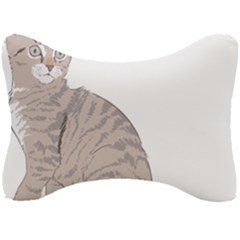 Kitten Cat Drawing Line Art Line Seat Head Rest Cushion