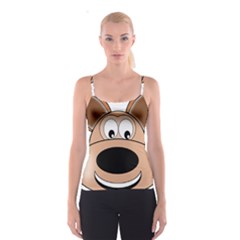 Doh Puppy Happy Pet Hound Animal Spaghetti Strap Top