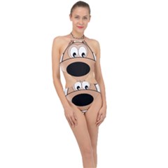 Doh Puppy Happy Pet Hound Animal Halter Side Cut Swimsuit