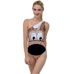 Doh Puppy Happy Pet Hound Animal To One Side Swimsuit