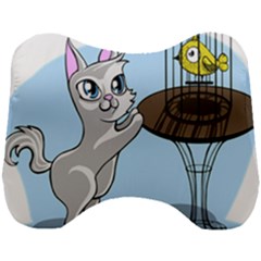 Cat Bird Cage Hunt Hunting Pet Head Support Cushion