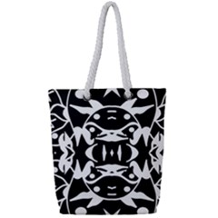 Pirate Society  Full Print Rope Handle Tote (small)